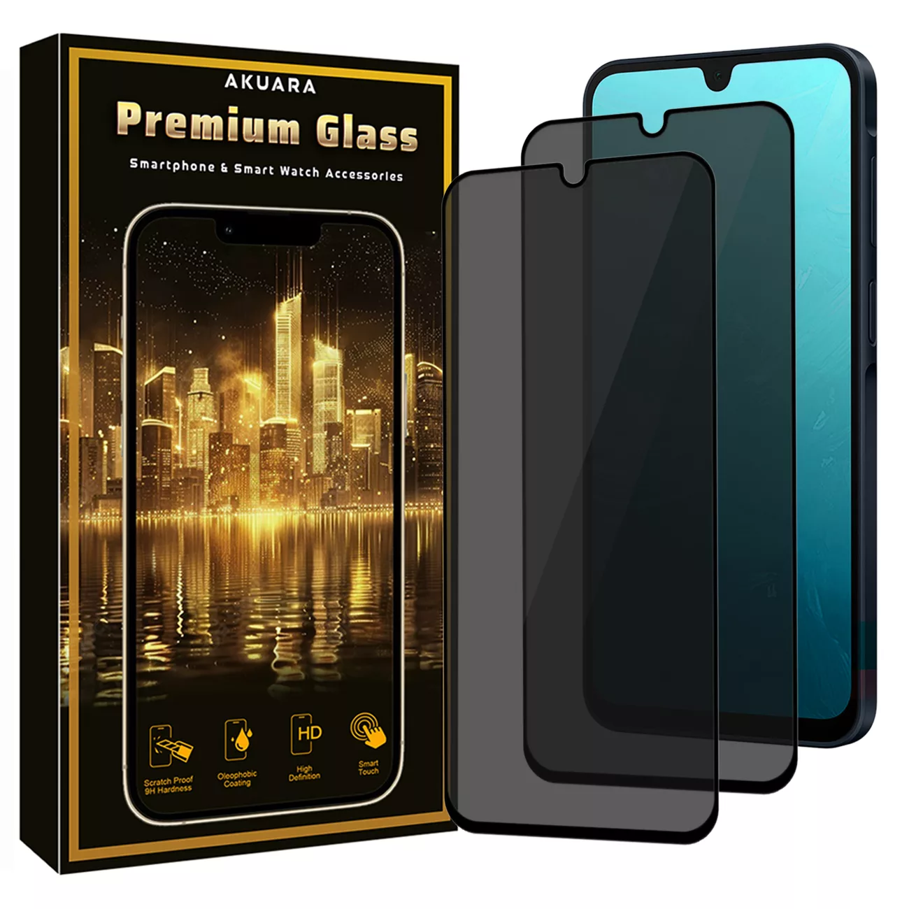 محافظ صفحه نمایش آکوآرا مدل Premium PRV2 مناسب برای گوشی موبایل شیائومی Poco C71 بسته دو عددی