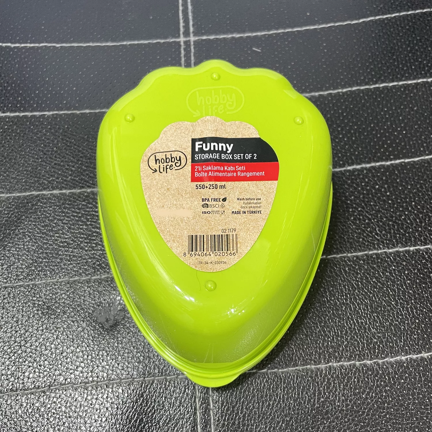 ظرف نگهدارنده هوبی لایف مدل Funny کد 021179 بسته دو عددی