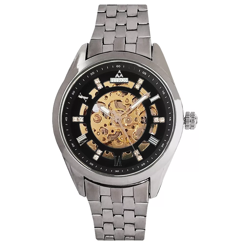 ساعت مچی عقربه‌ای مردانه اتوماتیک فیترون مدل نبضی کوکی اتومات کد 64510