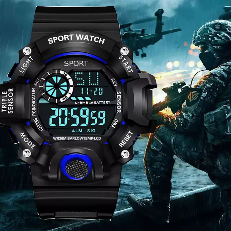 ساعت مچی دیجیتال مردانه مدل جهانی کد AB1