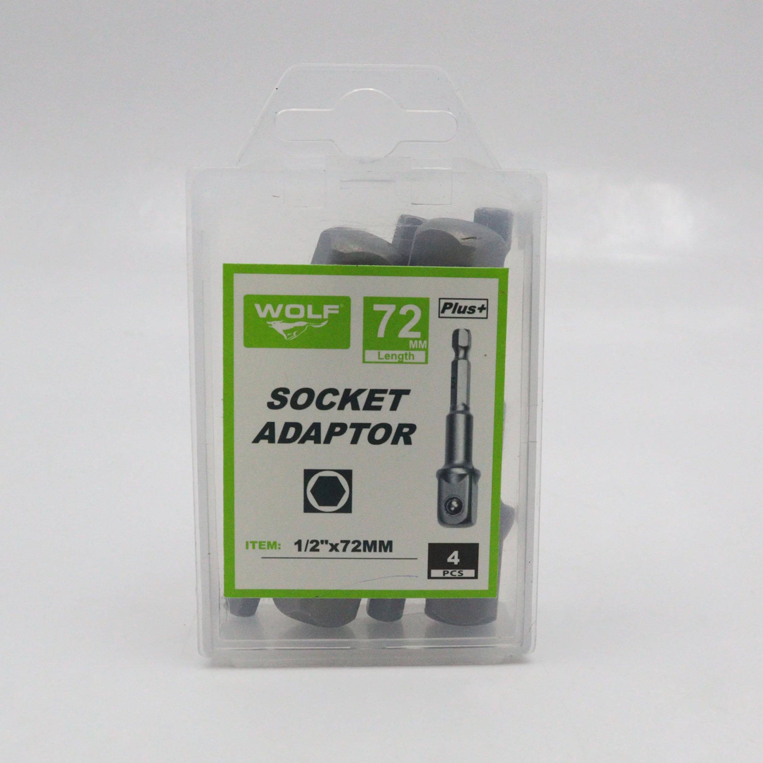 رابط بکس سر دریلی ولف مدل YP-1/2x72MM مجموعه 4 عددی