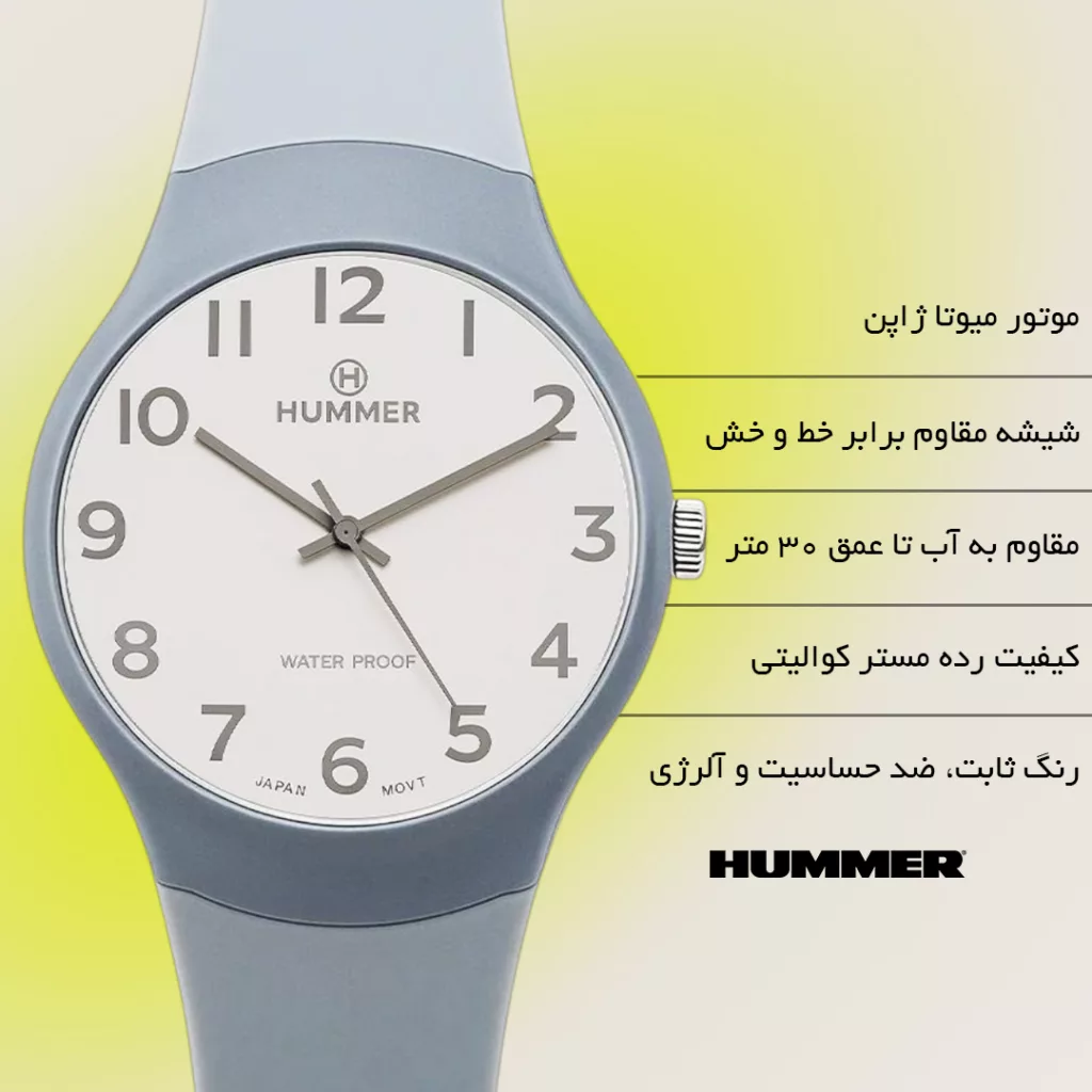 ساعت مچی عقربه‌ای کوارتز مردانه هامر مدل 1424H-C4