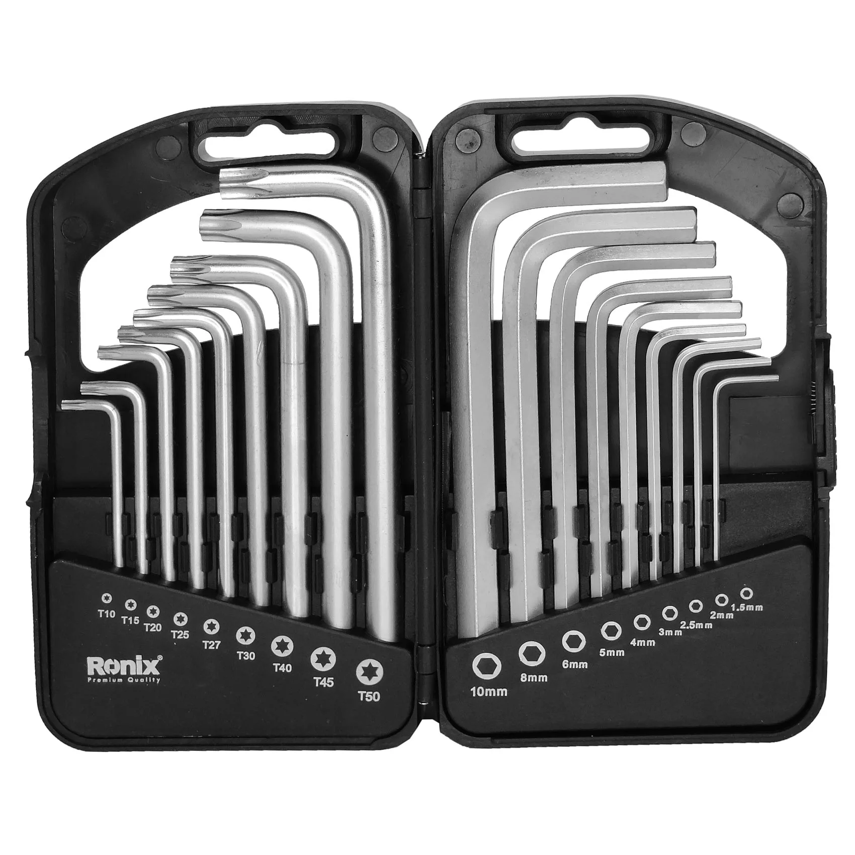 آچار آلن رونیکس مدل ART-LA-R18 مجموعه 18 عددی