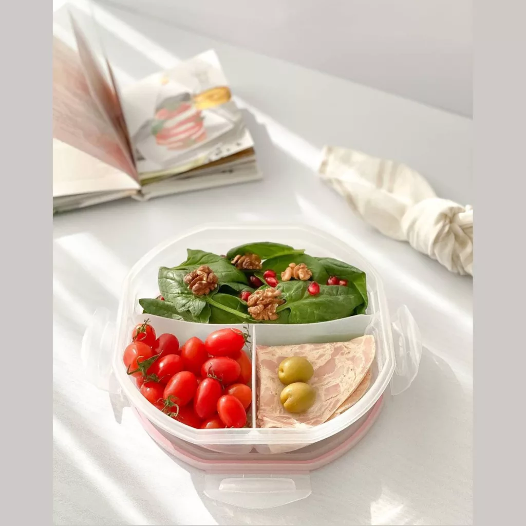 ظرف نگهدارنده ویرو پلاستیک مدل 3 خانه کد 305.3