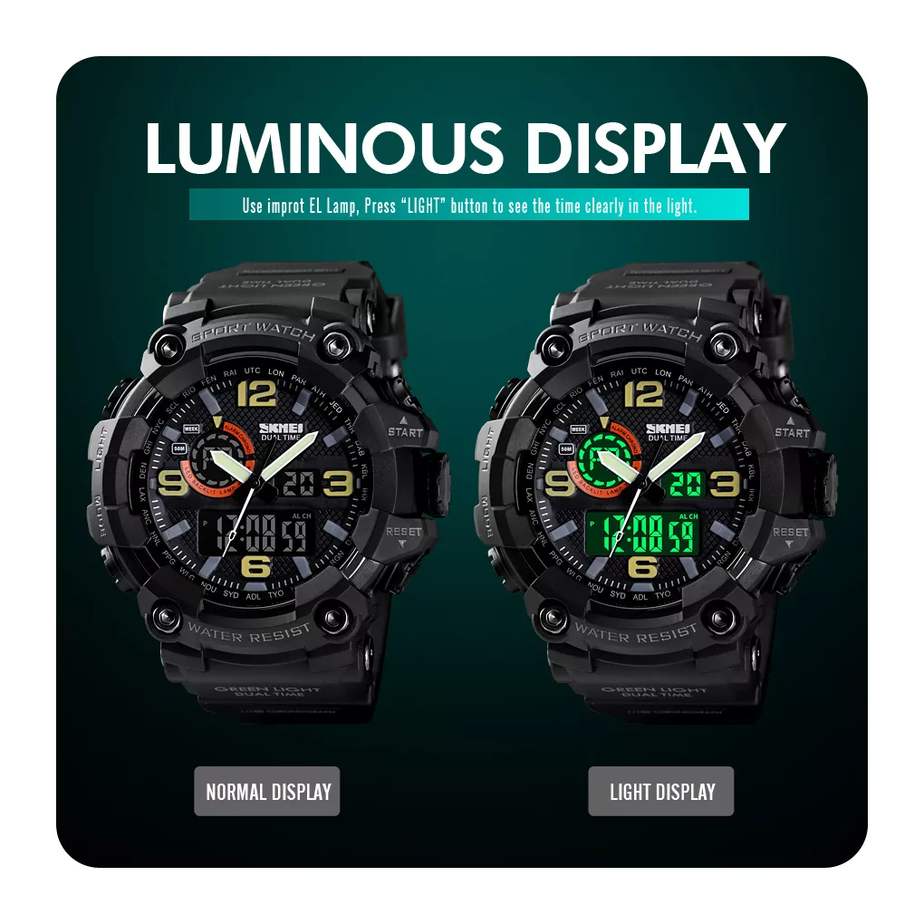 ساعت مچی دیجیتال مردانه اسکمی مدل 1520BKBK