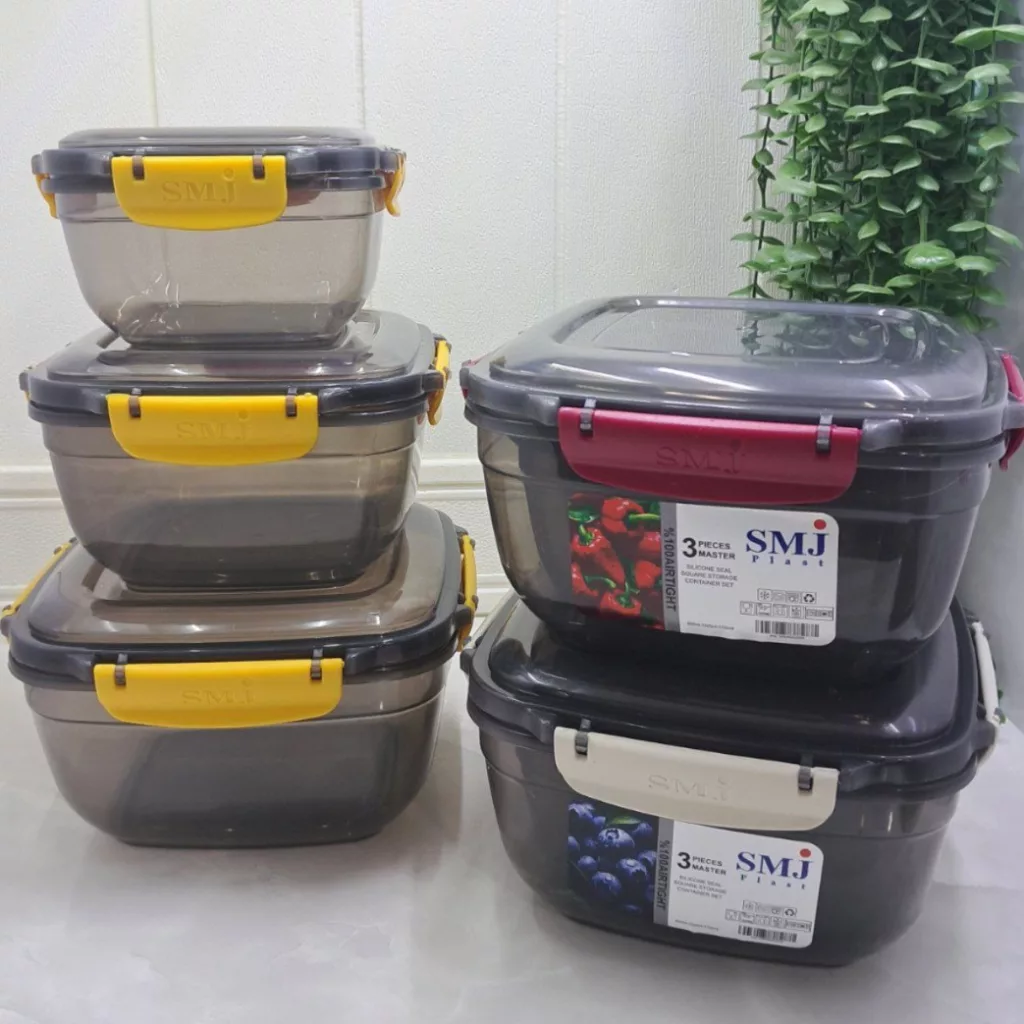 ظرف نگهدارنده اس ام جی مدل مدرن مجموعه 3 عددی