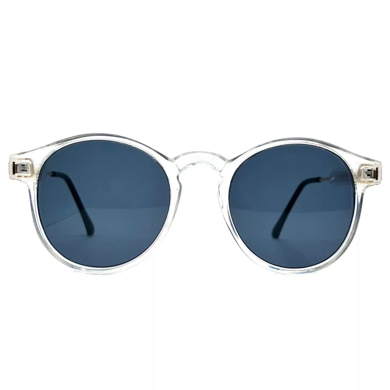 عینک آفتابی مدل گرد دسته فلزی-کائوچو کد GNTL- WHIT