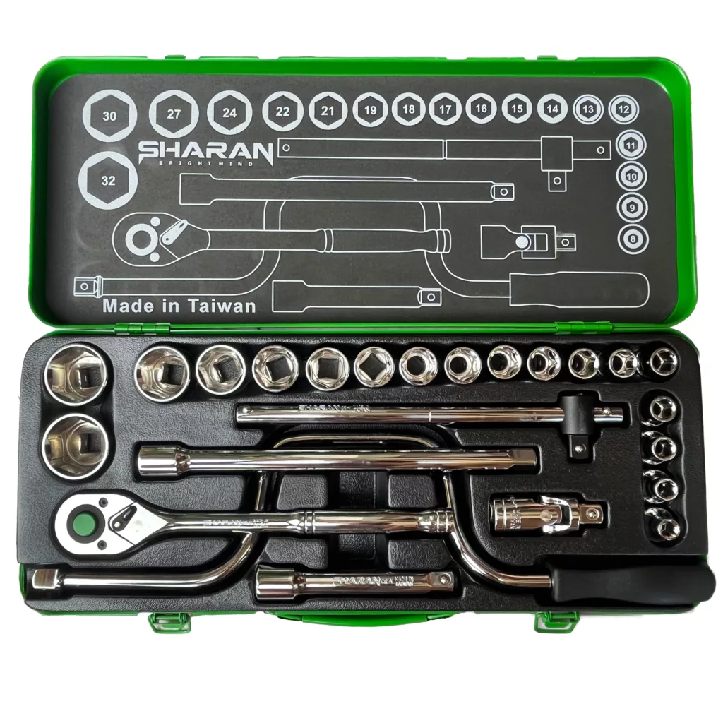 آچار بکس شاران مدل SM24-6PT مجموعه 24 عددی