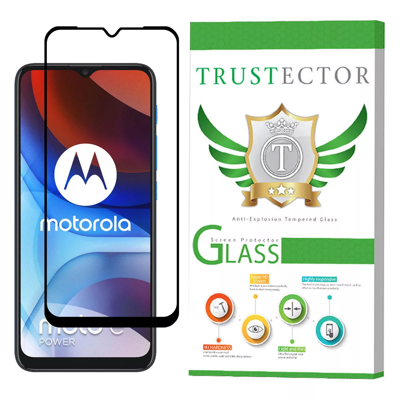 محافظ صفحه نمایش تراستکتور مدل FUL-T مناسب برای گوشی موبایل موتورولا Moto E7