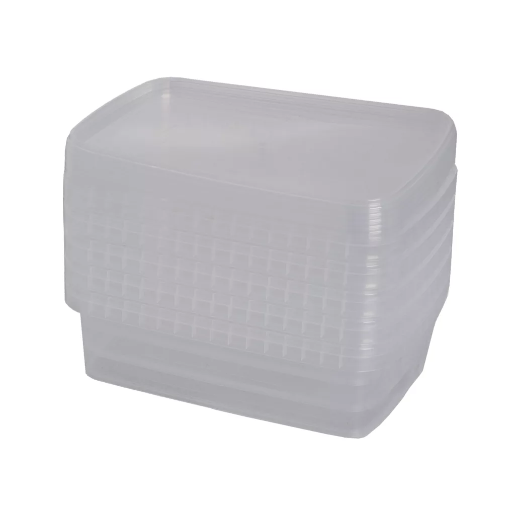 ظرف نگهدارنده مدل مستطیل مجموعه 5 عددی