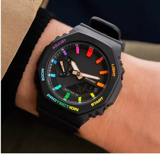 ساعت مچی دیجیتال مدل موتور پمپی کد E44-2100