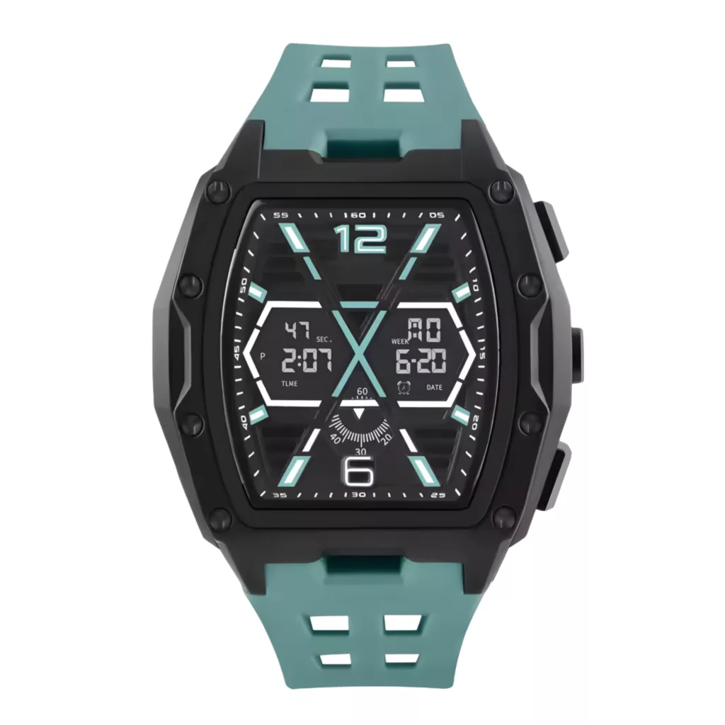 ساعت مچی دیجیتال مدل تک زمانه بند پیو کرنومتر دار ضد آب کد ۱.۲