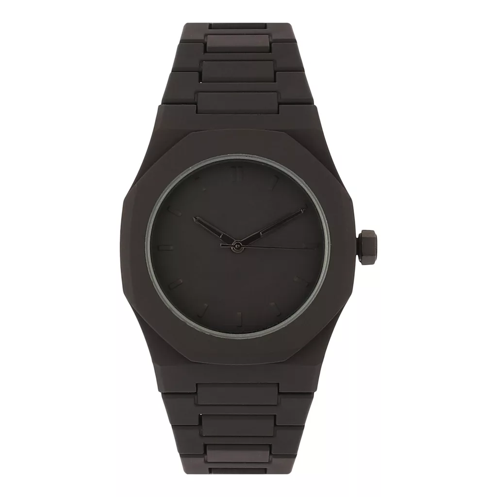 ساعت مچی عقربه‌ای کوارتز مردانه مدل اسپرت بند سبک قفل مخفی کد ۱.۶