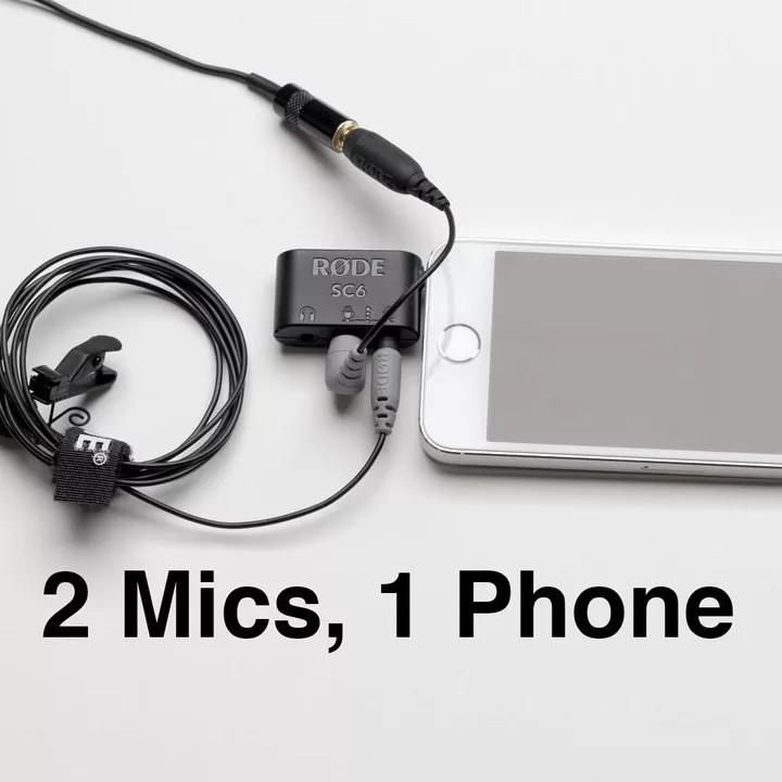 مبدل صوتی رود مدل SC6 با درگاه اتصال جک 3.5 میلی‌متری