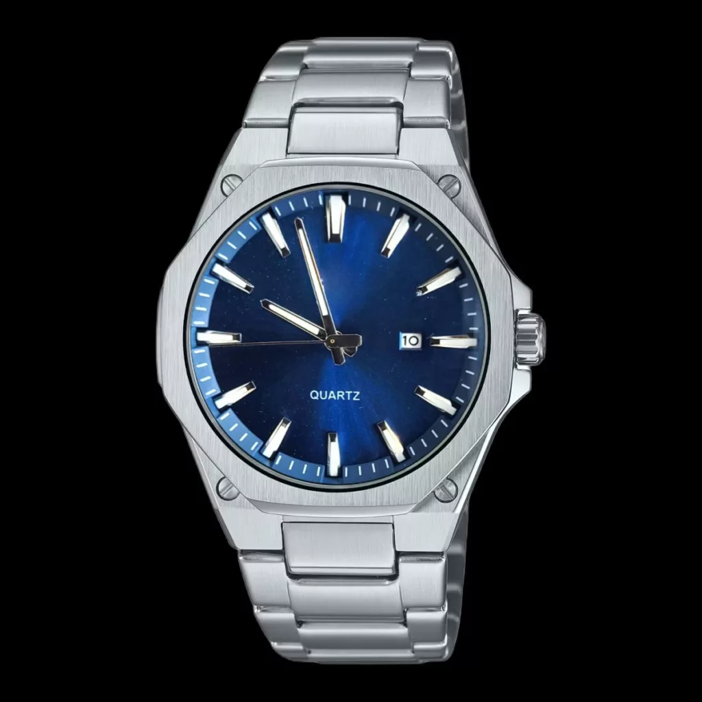 ساعت مچی عقربه‌ای کوارتز مردانه مدل کلاسیک ساده کد 002