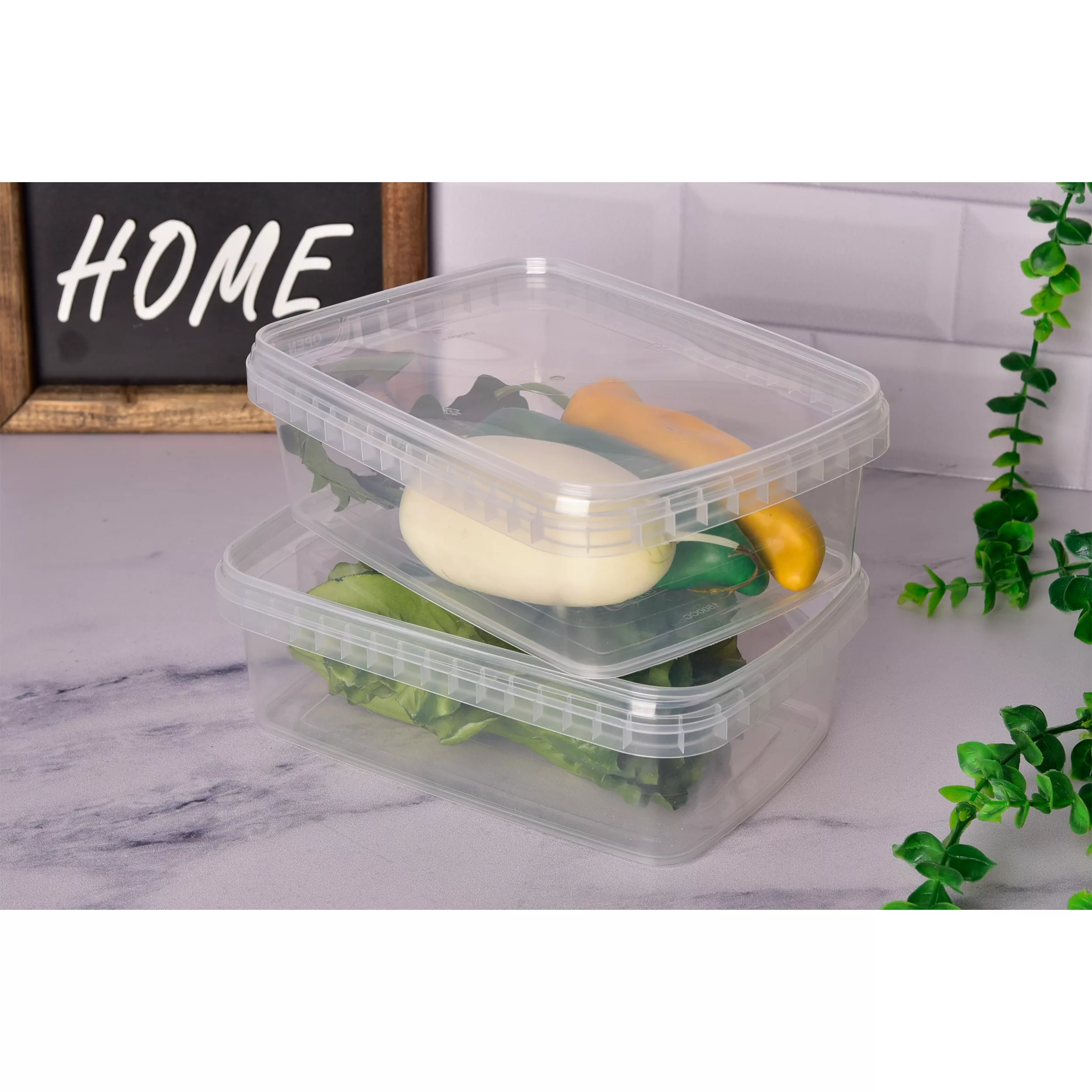 ظرف نگهدارنده مدل مستطیل مجموعه 5 عددی