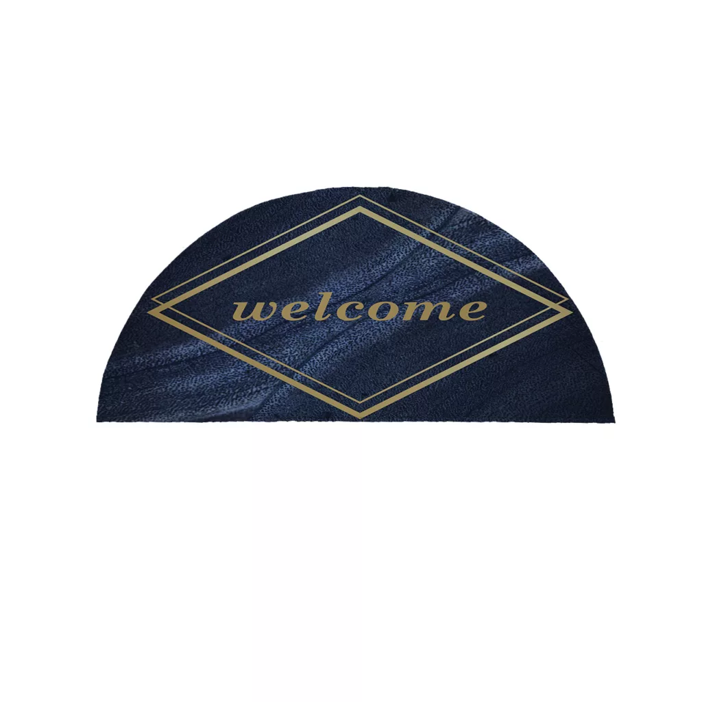 پادری مدل نیم دایره طرح Welcome کد 8406 سایز 90×45 سانتی متر