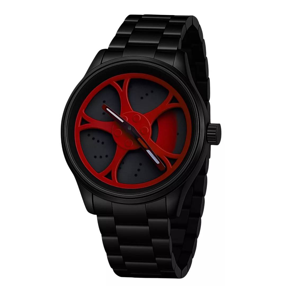 ساعت مچی عقربهای کوارتز مردانه مدل اسپرت صفحه رینگ چرخان کد P4 ساعت مچی عقربهای کوارتز مردانه مدل اسپرت صفحه رینگ چرخان کد P4