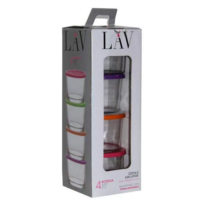 ظرف نگهدارنده لاو مدل AS 903 مجموعه 4 عددی