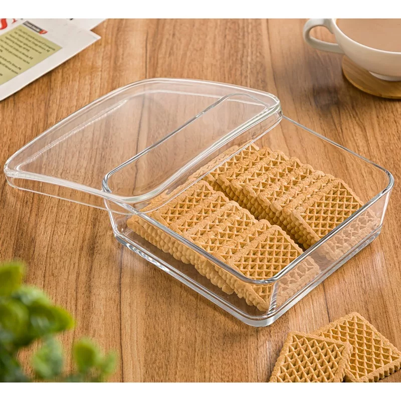 ظرف نگهدارنده لیمون مدل شیشه ای دربدار کد RM2154