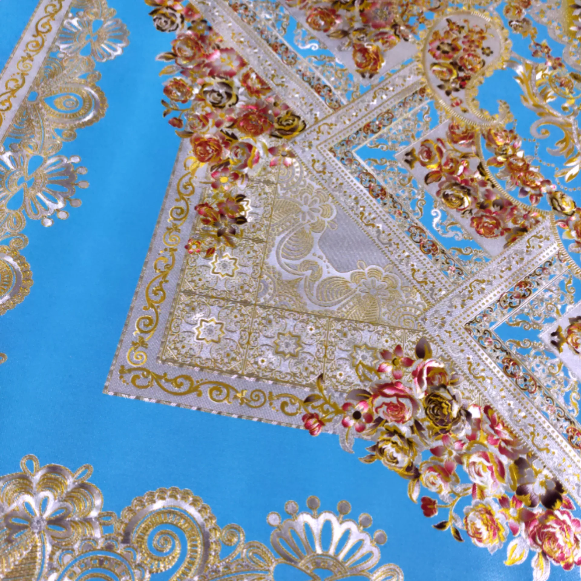 سفره 4 نفره مدل ترمه کد 114