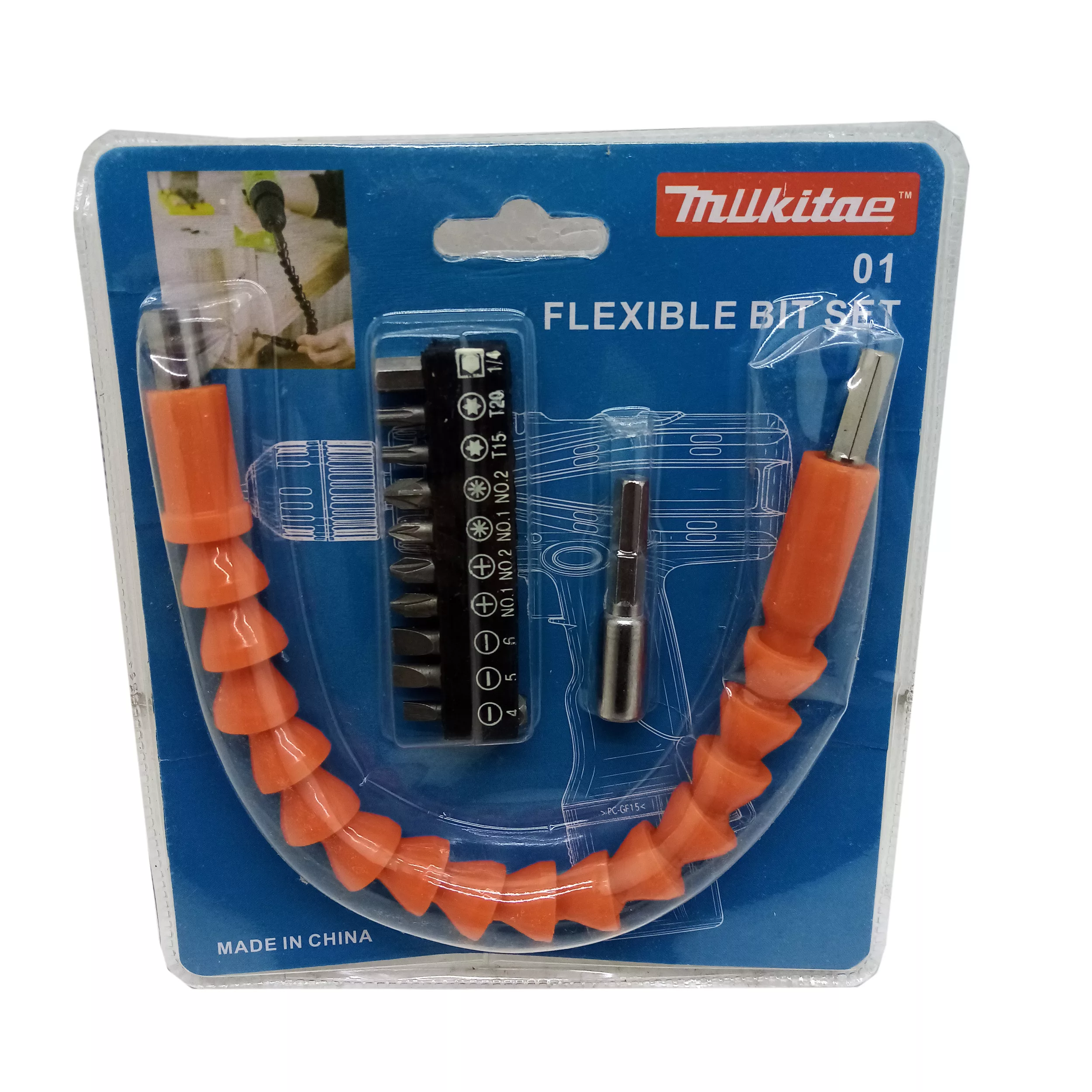 رابط سری پیچ گوشتی ماکیتا مدل خرطومی 01 بسته 12 عددی