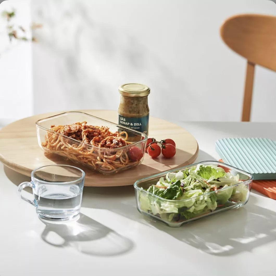 ظرف نگهدارنده ایکیا مدل havstobis مجموعه 2 عددی