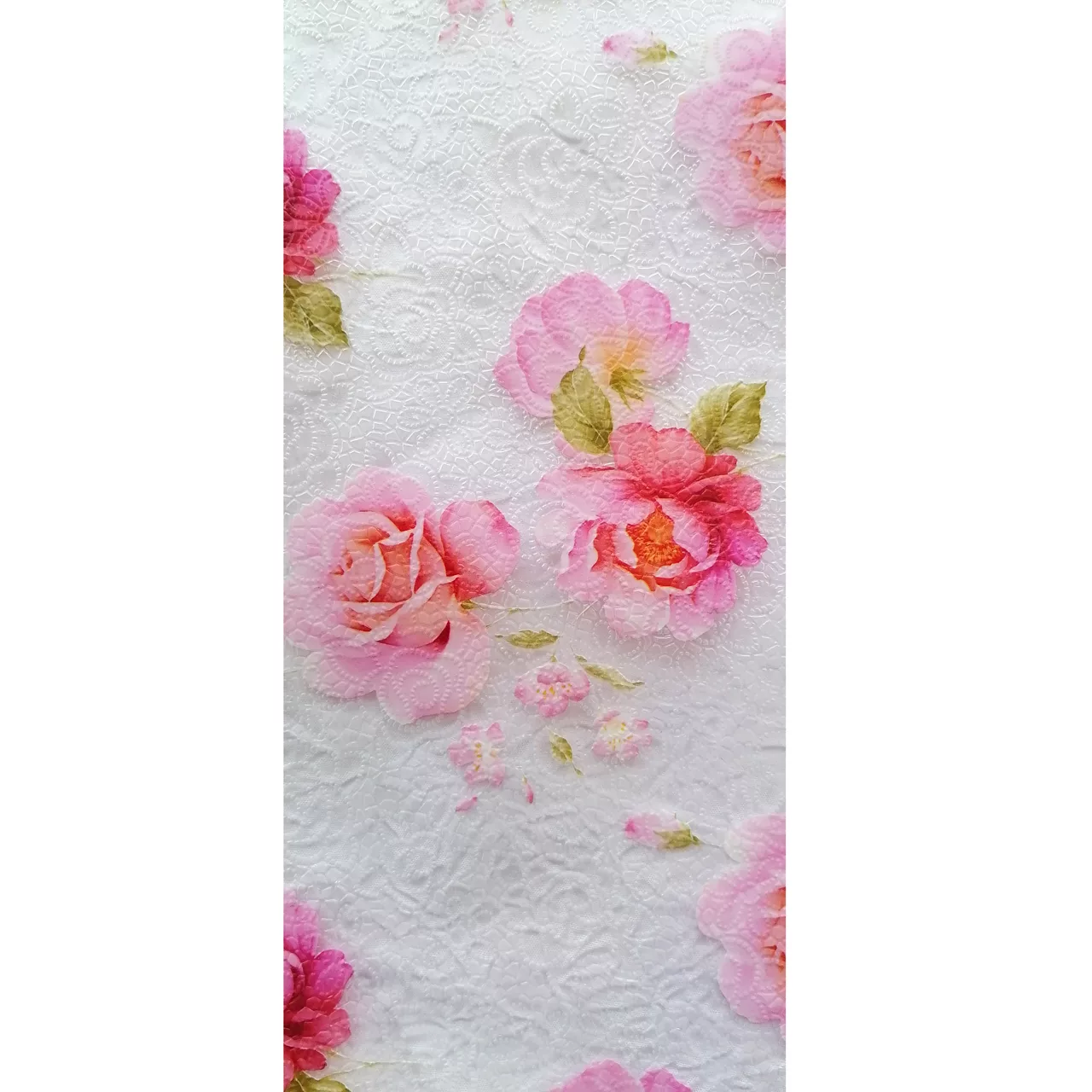 سفره 8 نفره طرح گل رز کد rozso21