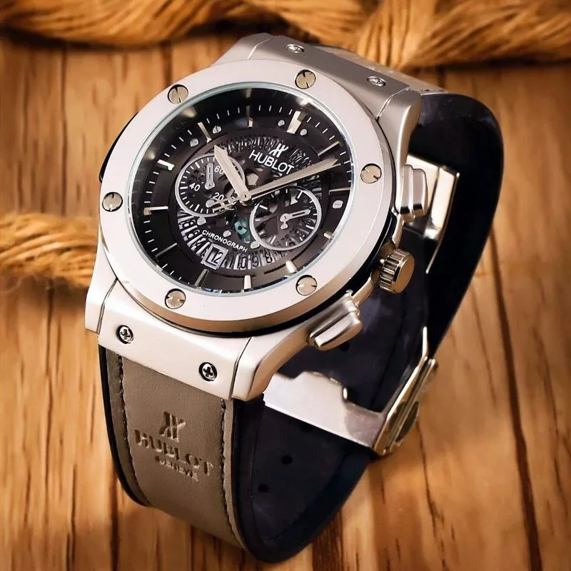 ساعت مچی عقربهای مردانه مدل بیگ بنگ اسکلتون Tt09