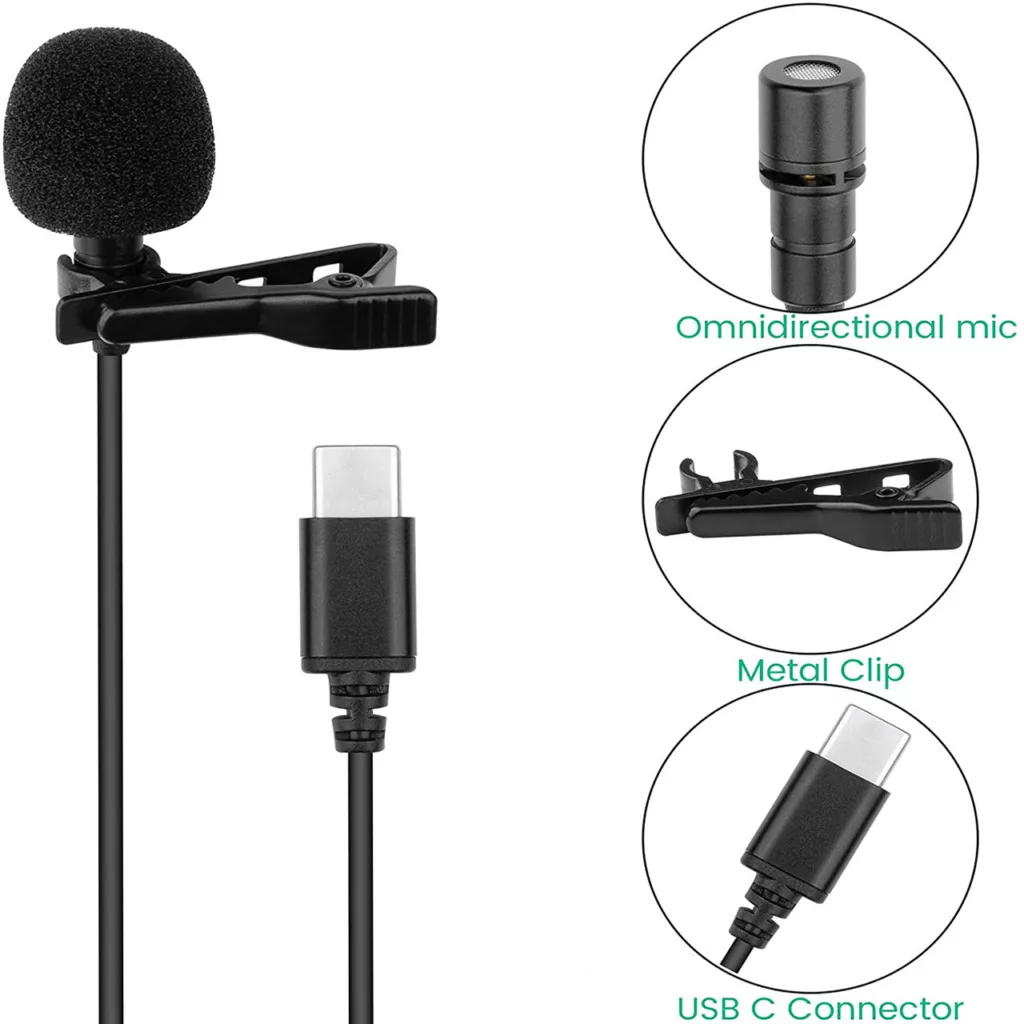 میکروفن یقه ای لاوالیر مدل JH-042