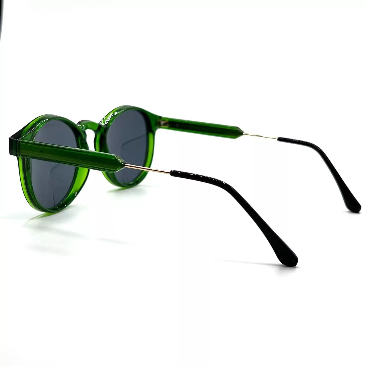 عینک آفتابی مدل گرد دسته فلزی و کائوچو