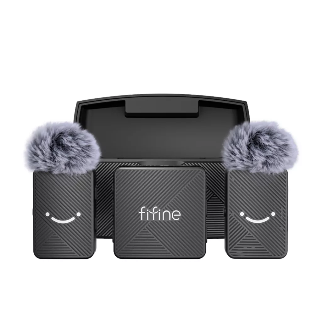 میکروفون یقه ای فای فاین مدل M9 با درگاه اتصال Type C