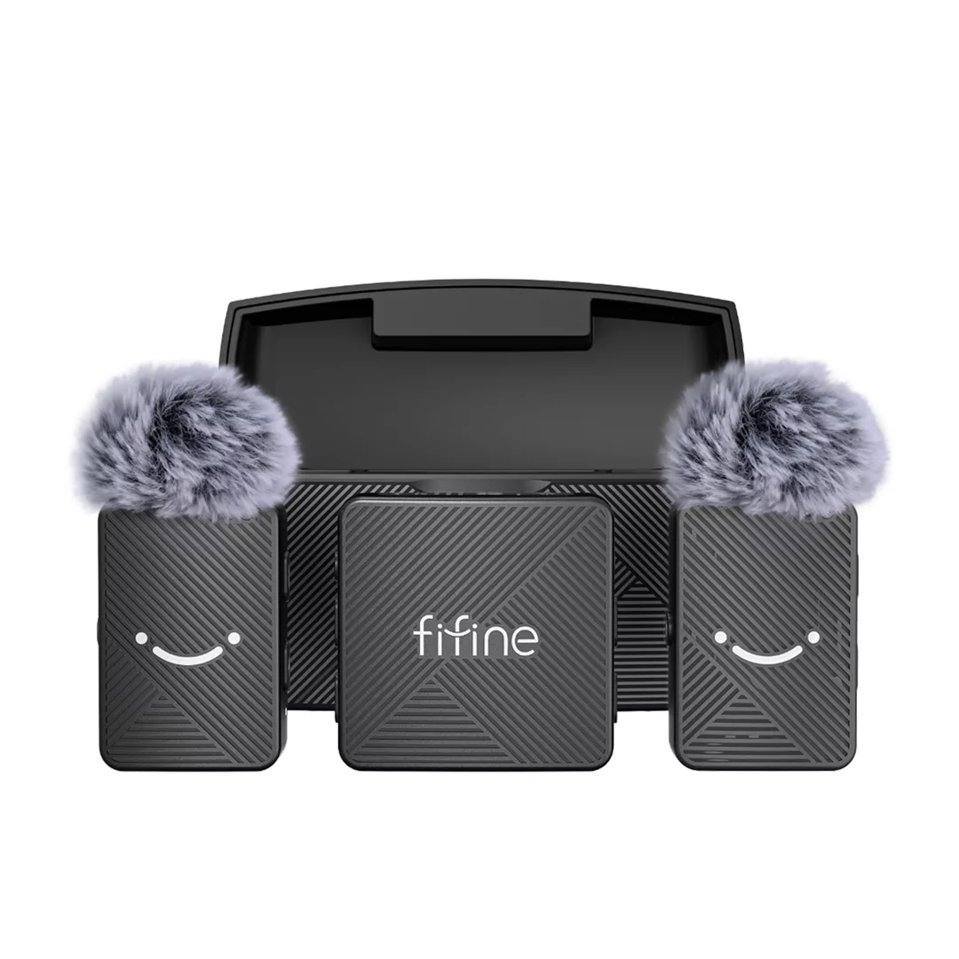 میکروفون یقه ای فای فاین مدل M9 با درگاه اتصال Type C