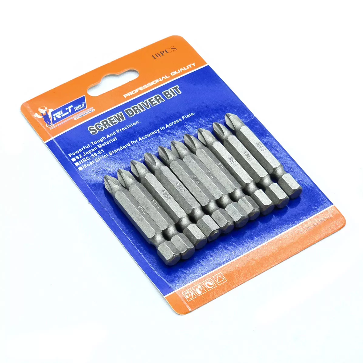 سری نوک پیچ گوشتی پروفشنال مدل PH2 بسته 10 عددی