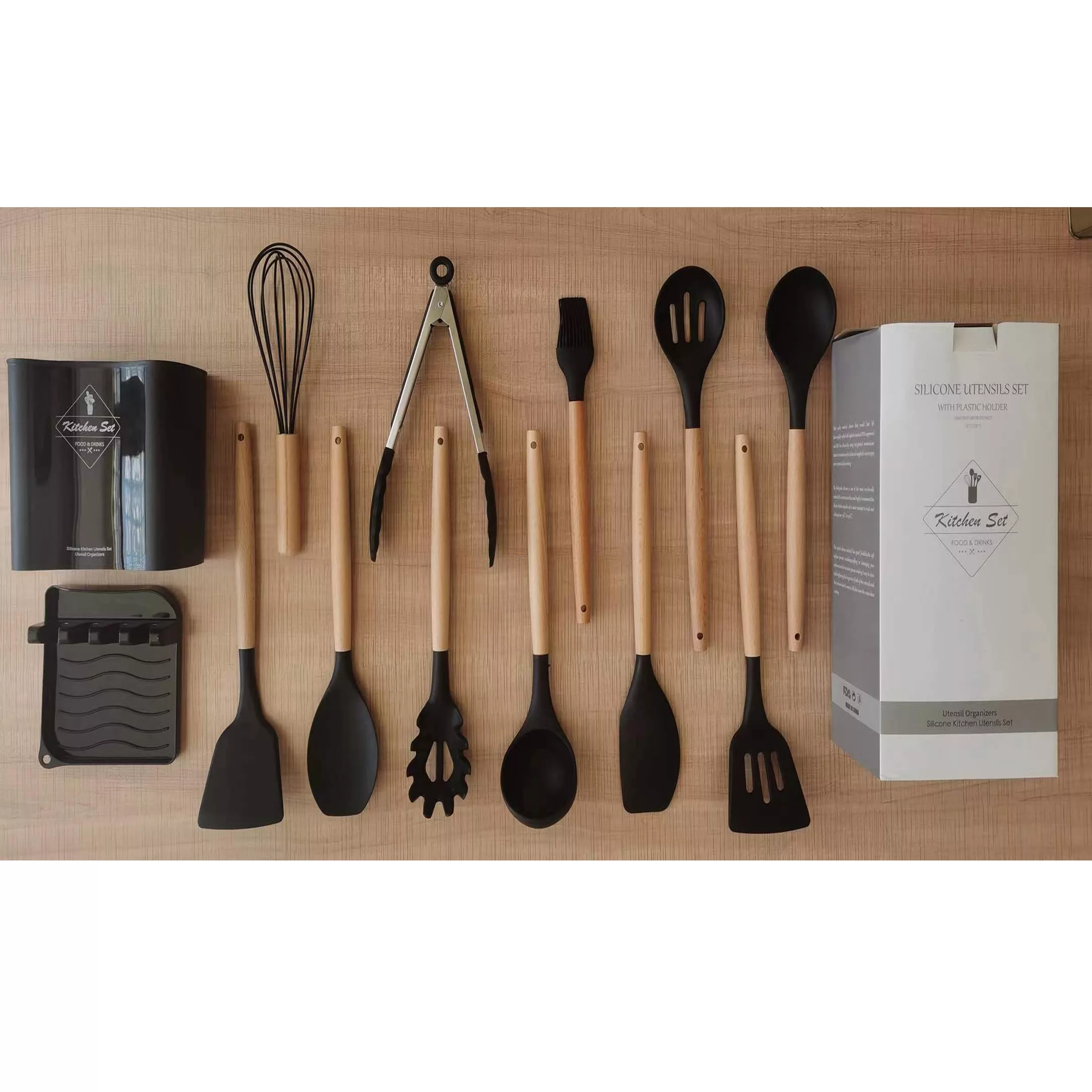 سرویس کفگیر و ملاقه 13 پارچه کیچن ست مدل UNT46