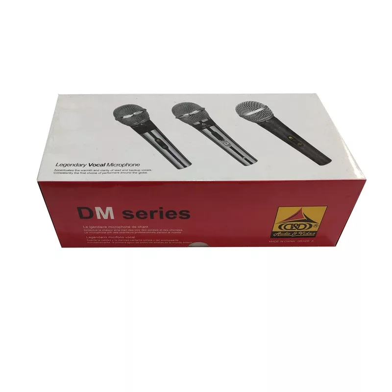 میکروفن داینامیک دی اند دی مدل DM-200 با درگاه اتصال XLR