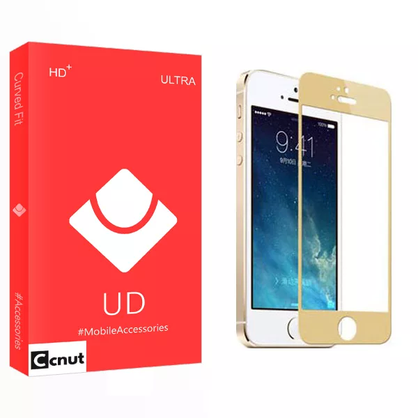 محافظ صفحه نمایش کوکونات مدل UD Glass مناسب برای گوشی موبایل اپل iphone 5/5S