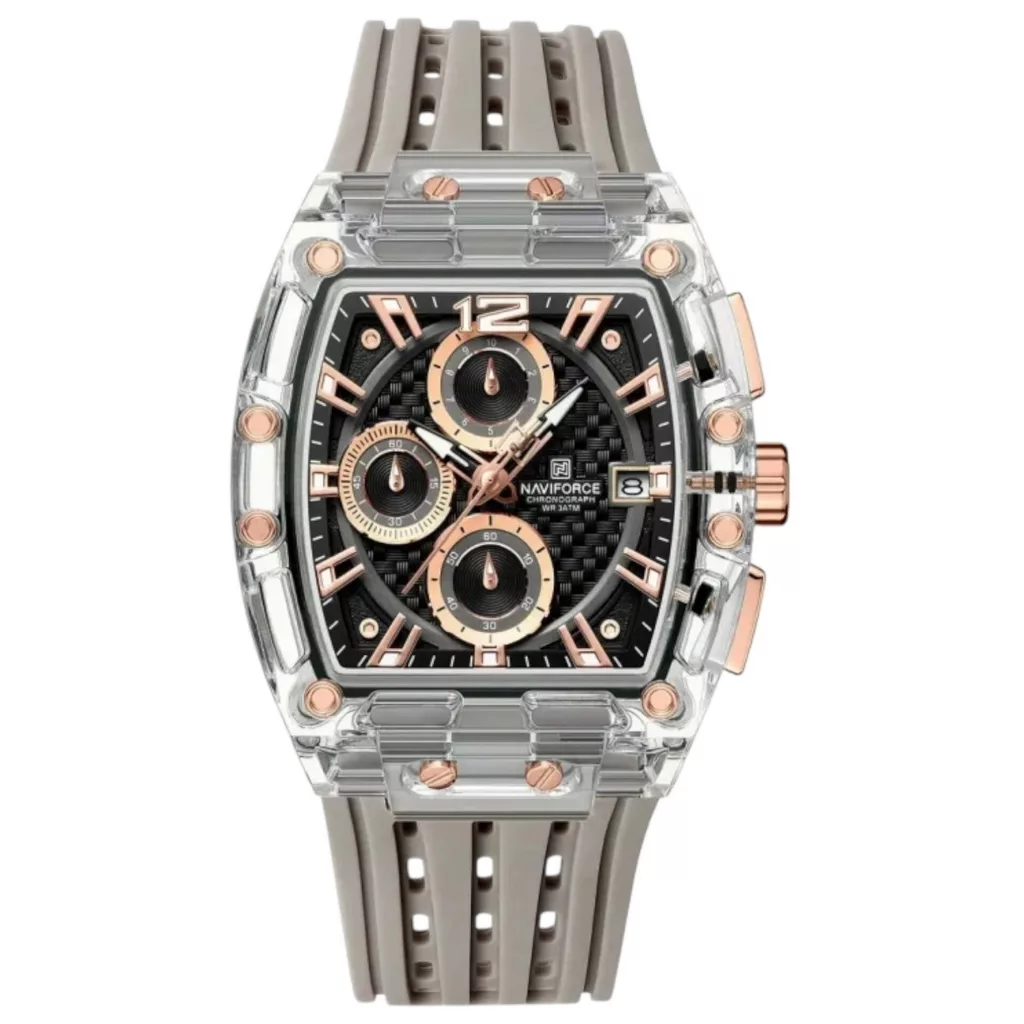 ساعت مچی عقربه‌ای کوارتز مردانه نیوی فورس مدل کرنوگراف NF7105