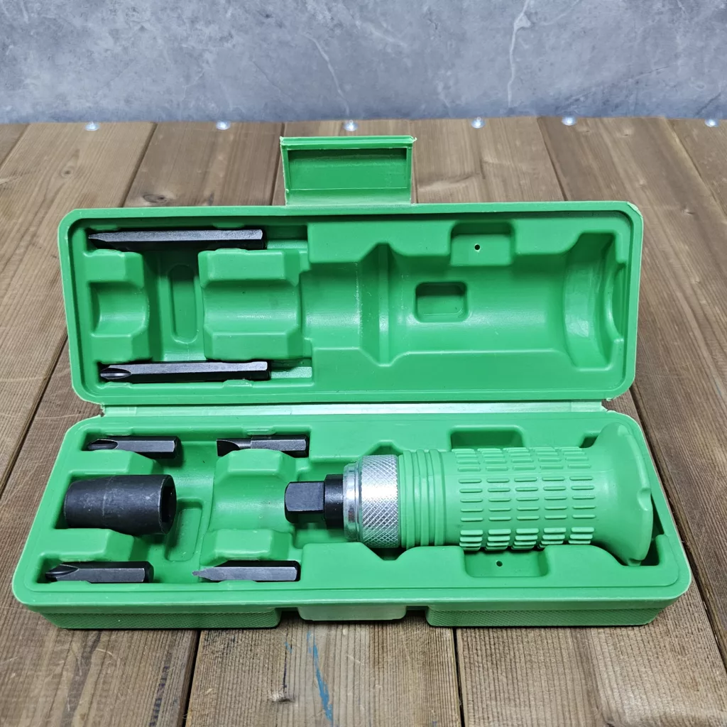 پیچ گوشتی ضربه خور باس مدل IMPACT SCREWDRIVER بسته 7 عددی