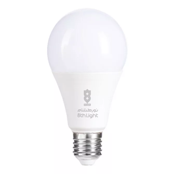لامپ  15 وات نور هشتم مدل حبابی  پایه E27