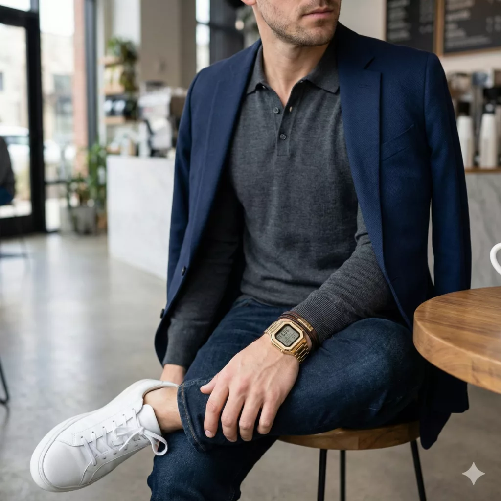 ساعت مچی دیجیتال مردانه مدل اسپرت بند استیل کرنوگراف ضد آب استخری کد ۱