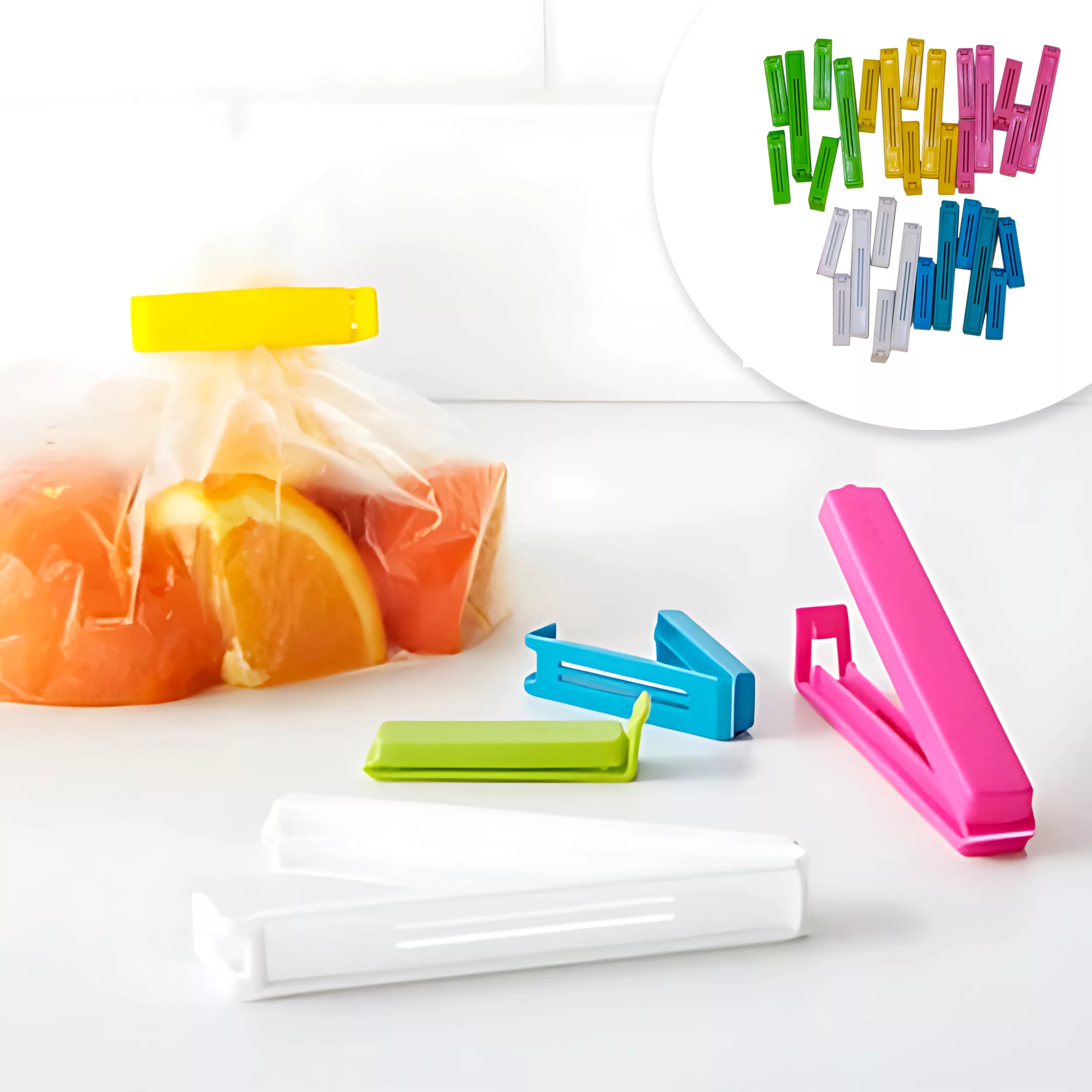 گیره کیسه مدل BEVARA کد 1108 مجموعه 30 عددی