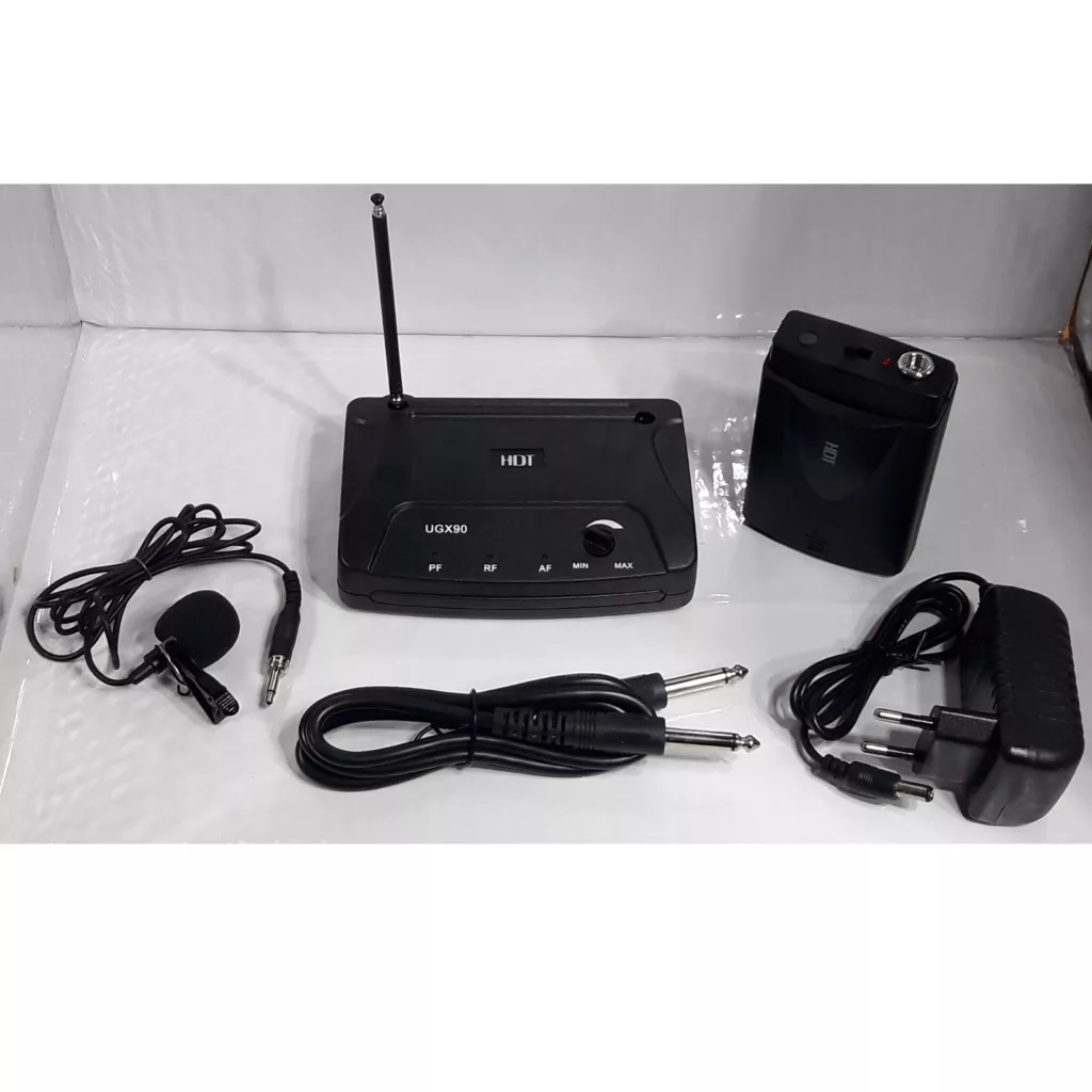 میکروفن بی سیم یقه ای اچ دی تی مدل UGX90