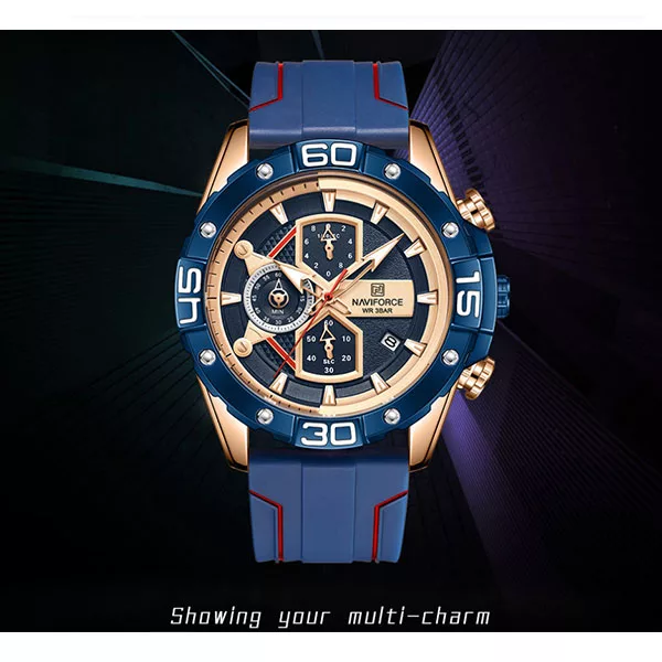 ساعت مچی عقربه‌ای مردانه نیوی فورس مدل NF8018T RGBER