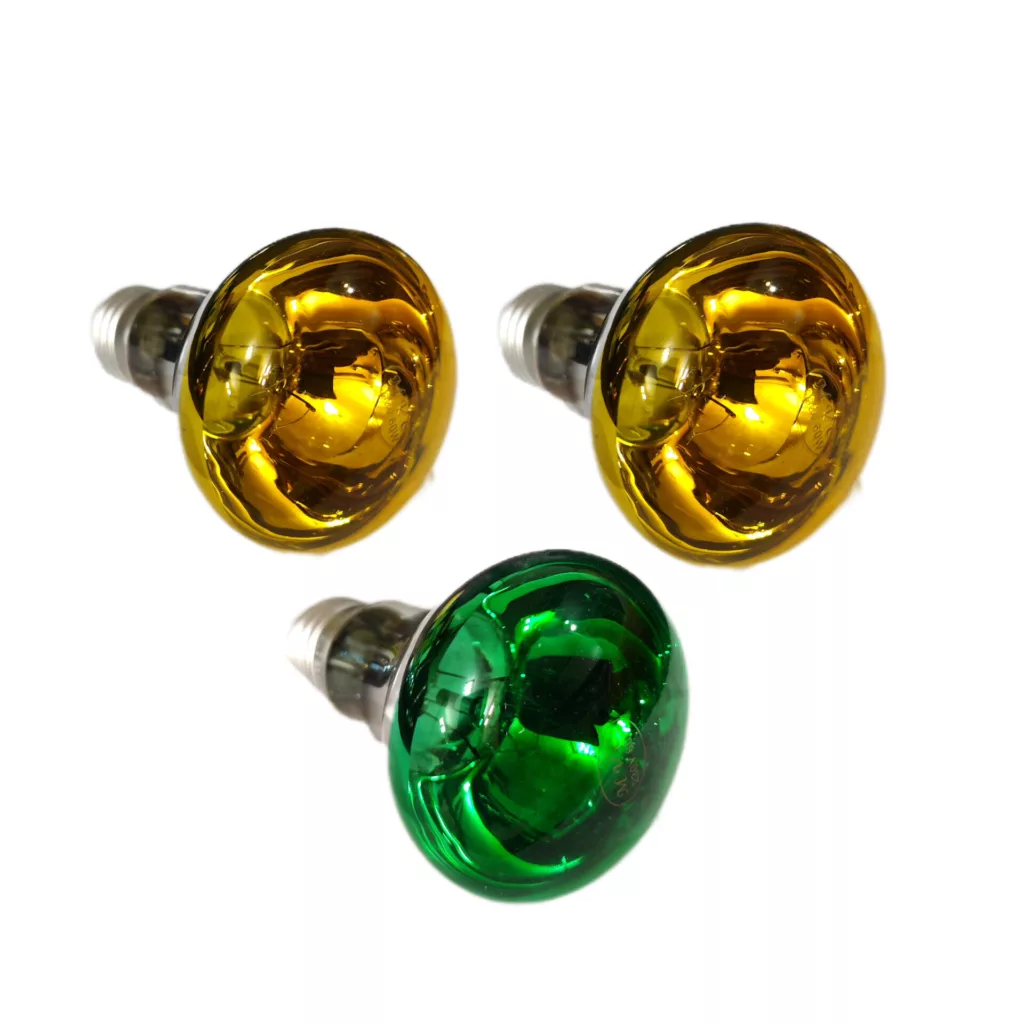 لامپ گرمایشی 60 وات ام وی سی مدل T50 پایه E27 مجموعه 3 عددی