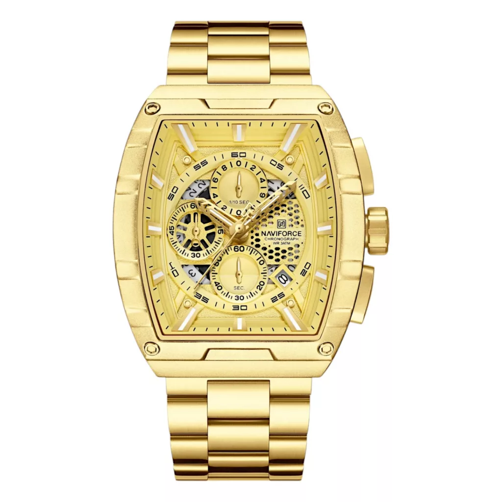 ساعت مچی عقربه‌ای کوارتز مردانه نیوی فورس مدل کرنوگراف NF8066