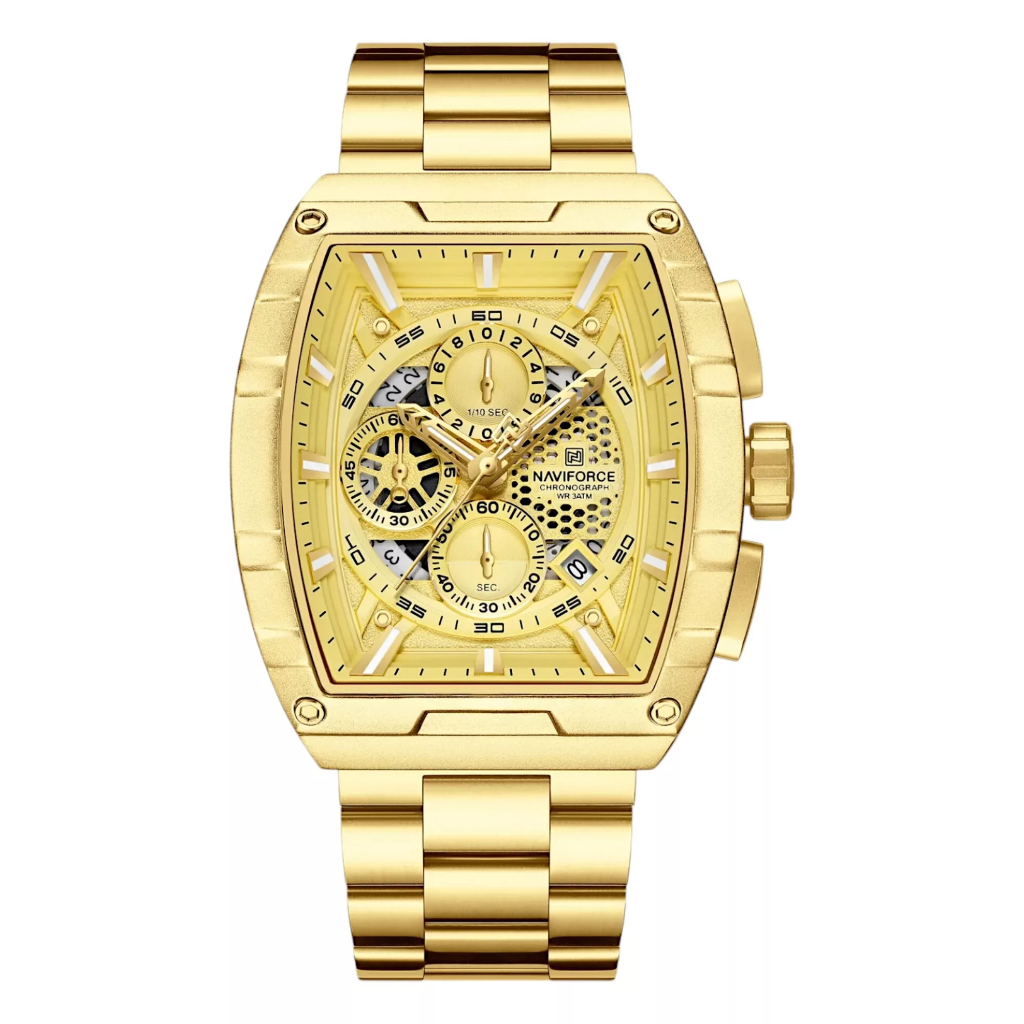 ساعت مچی عقربه‌ای کوارتز مردانه نیوی فورس مدل کرنوگراف NF8066