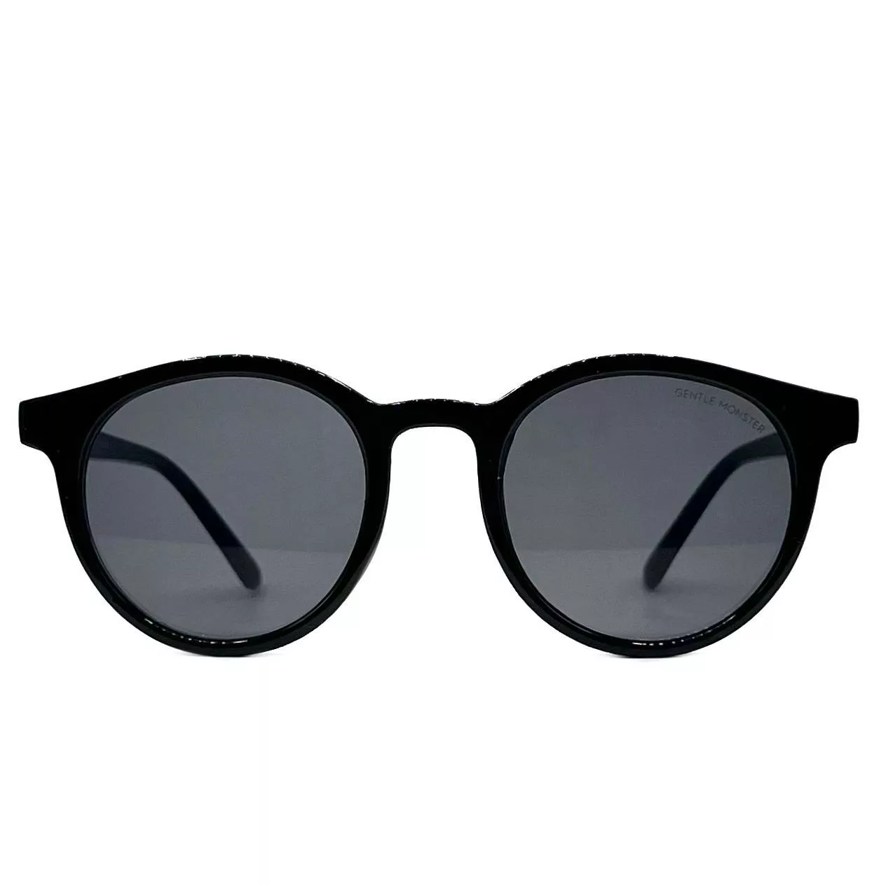 عینک آفتابی مدل گرد دسته کائوچو کد GNTL-PRC BLK