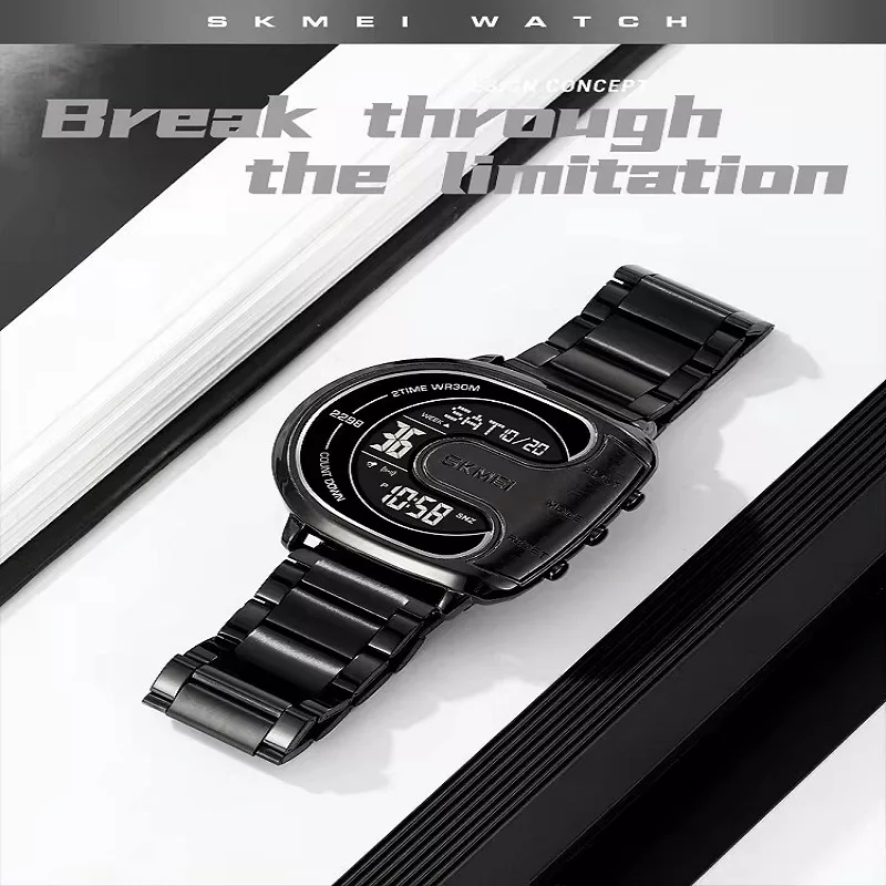 ساعت مچی دیجیتال اسکمی مدل 2298BKBK