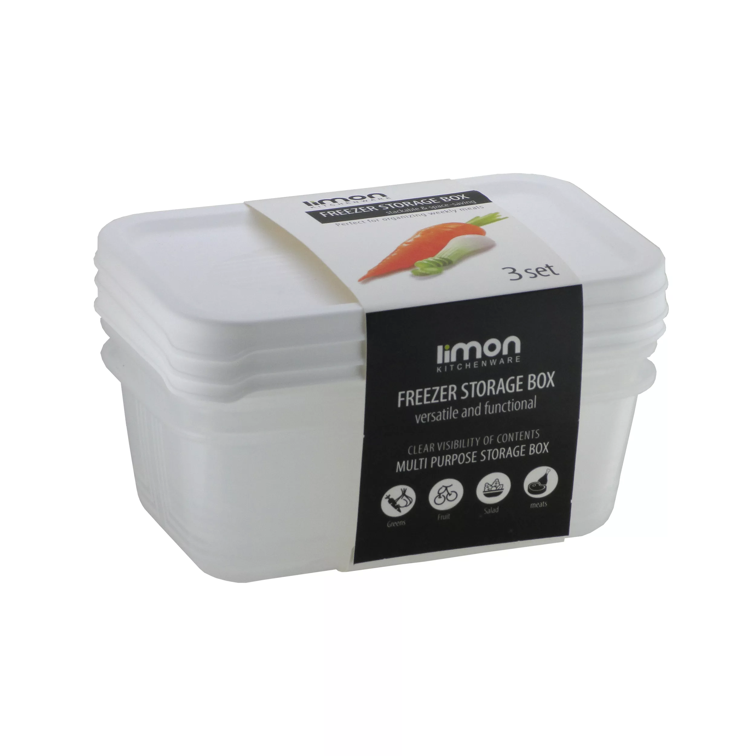 ظرف نگهدارنده لیمون مدل چندکاره MP-550cc مجموعه سه عددی